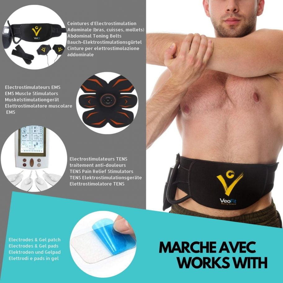 Gel Conducteur Absonic 2x250ml - Électrostimulation, Ceinture Abdominale, TENS, EMS